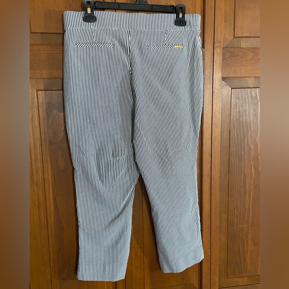 ANNE KLEIN STRIPED CAPRI’S SIZE 12 - Picture 4 of 15